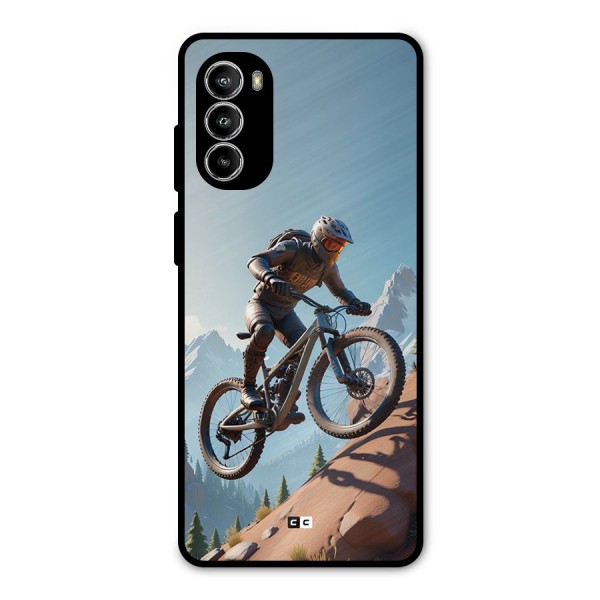 Mountain Rider Metal Back Case for Moto G82