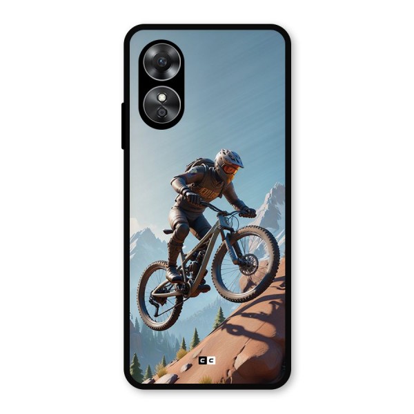 Mountain Rider Metal Back Case for Oppo A17