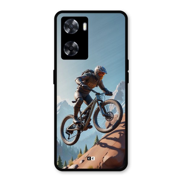 Mountain Rider Metal Back Case for Oppo A77s