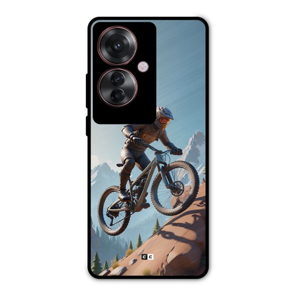 Mountain Rider Metal Back Case for Oppo F25 Pro