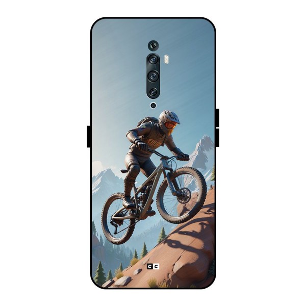 Mountain Rider Metal Back Case for Oppo Reno2 F