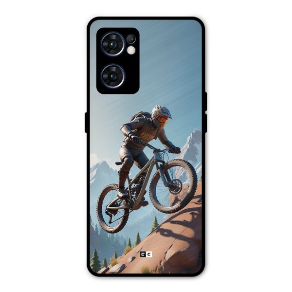 Mountain Rider Metal Back Case for Oppo Reno7 5G