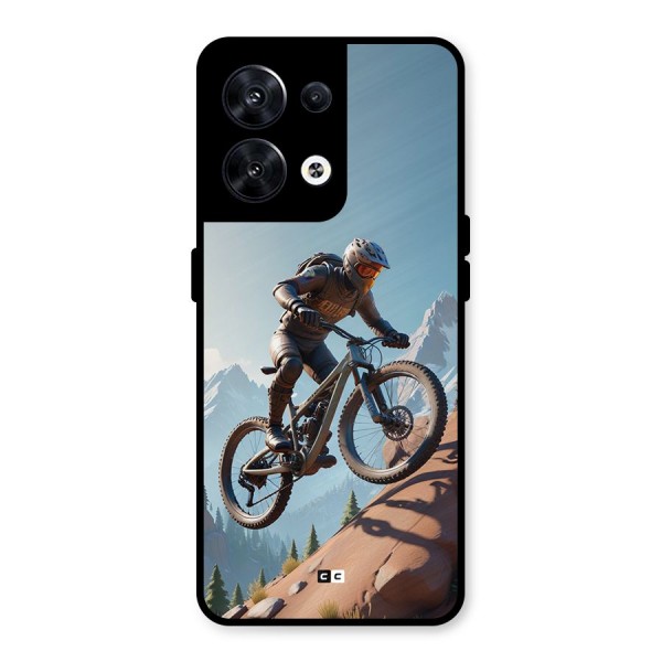 Mountain Rider Metal Back Case for Oppo Reno8 5G