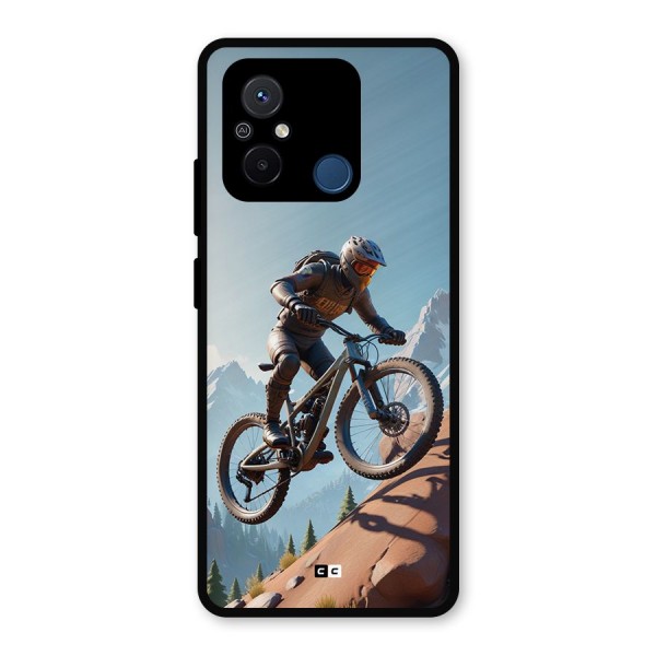 Mountain Rider Metal Back Case for Poco C55