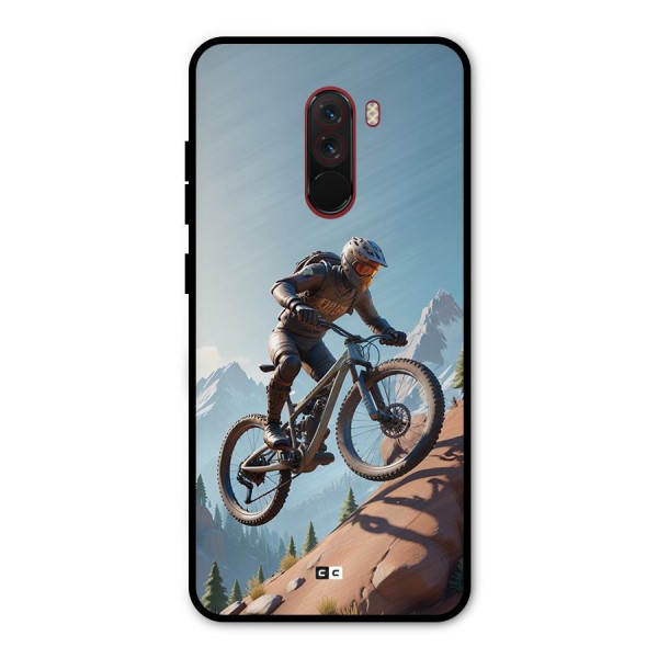 Mountain Rider Metal Back Case for Poco F1