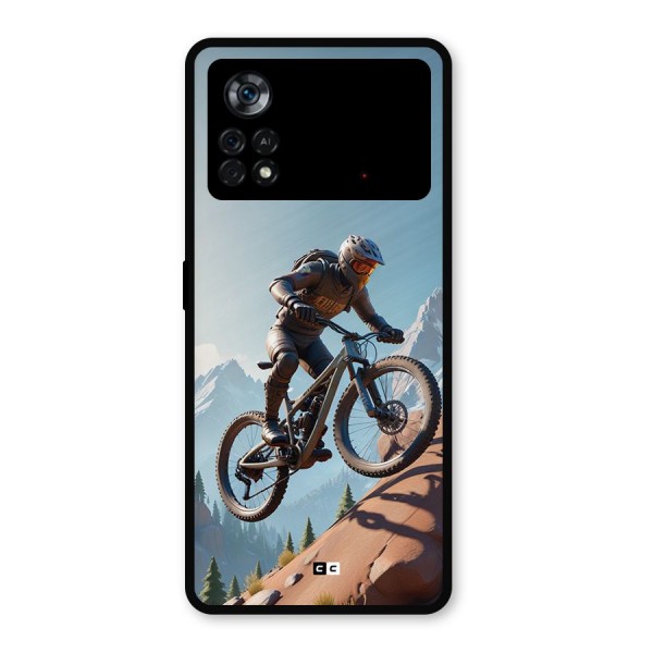 Mountain Rider Metal Back Case for Poco X4 Pro 5G