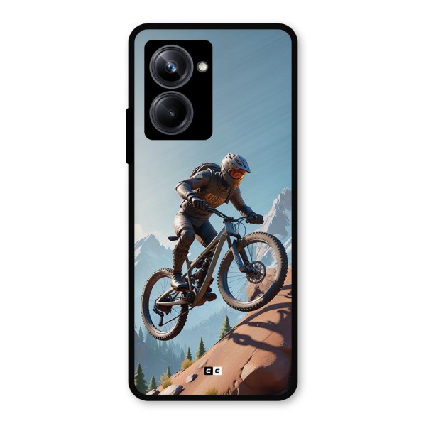 Mountain Rider Metal Back Case for Realme 10 Pro