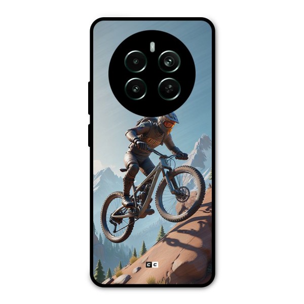 Mountain Rider Metal Back Case for Realme 12 Pro Plus