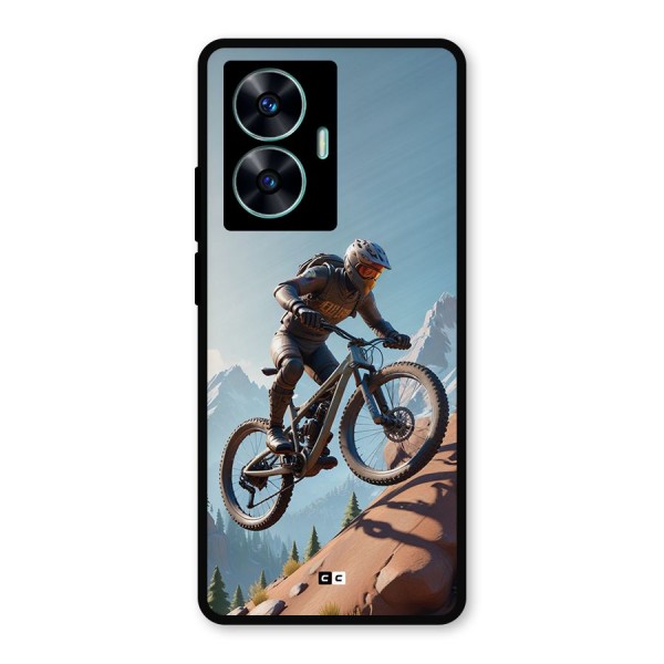 Mountain Rider Metal Back Case for Realme C55