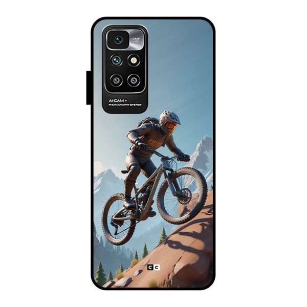 Mountain Rider Metal Back Case for Redmi 10 Prime