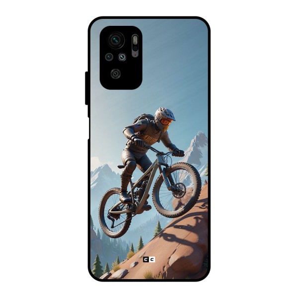 Mountain Rider Metal Back Case for Redmi Note 10