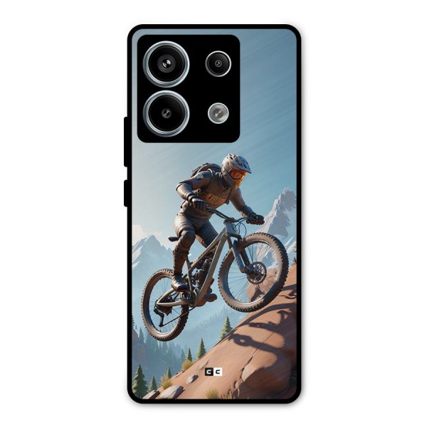 Mountain Rider Metal Back Case for Redmi Note 13 Pro 5G