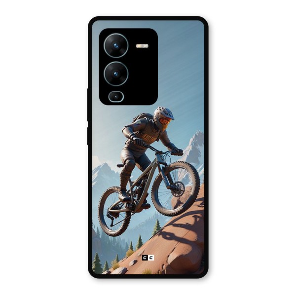 Mountain Rider Metal Back Case for Vivo V25 Pro