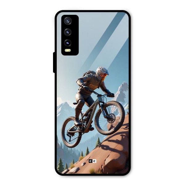 Mountain Rider Metal Back Case for Vivo Y20 2021