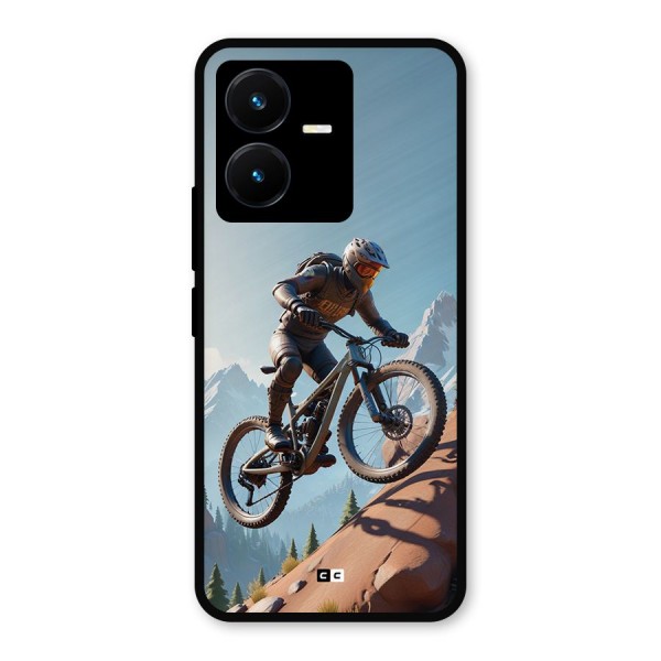 Mountain Rider Metal Back Case for Vivo Y22s