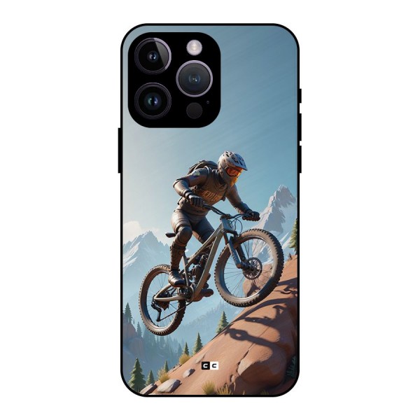 Mountain Rider Metal Back Case for iPhone 14 Pro Max