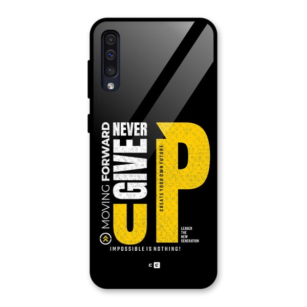 Moving Forward Glass Back Case for Galaxy A50