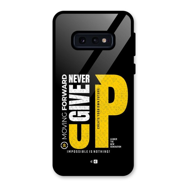 Moving Forward Glass Back Case for Galaxy S10e