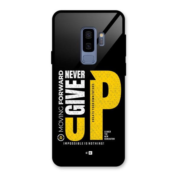 Moving Forward Glass Back Case for Galaxy S9 Plus