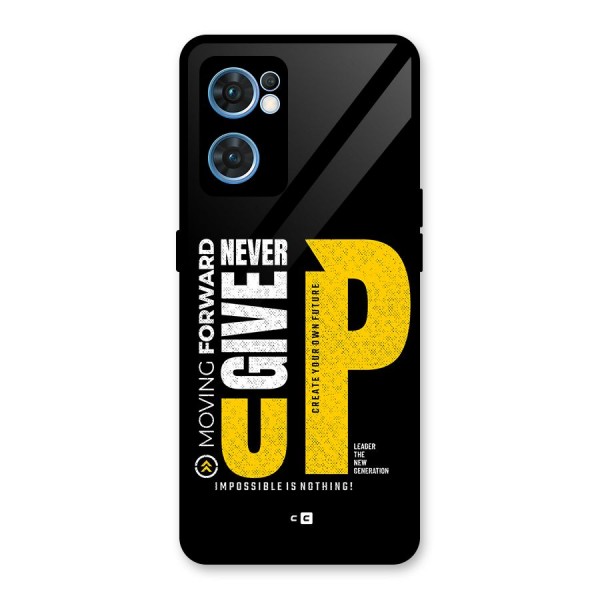 Moving Forward Glass Back Case for Oppo Reno7 5G