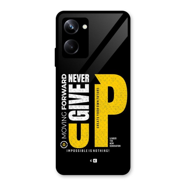 Moving Forward Glass Back Case for Realme 10 Pro