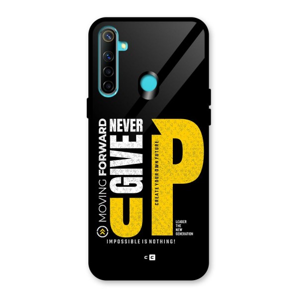 Moving Forward Glass Back Case for Realme 5