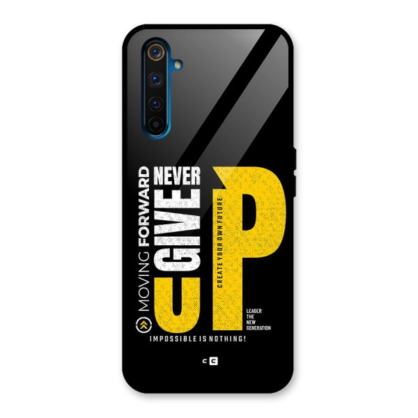 Moving Forward Glass Back Case for Realme 6 Pro