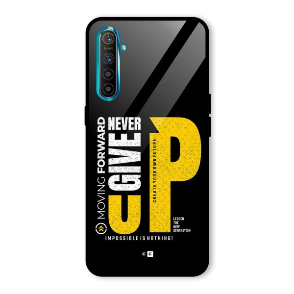 Moving Forward Glass Back Case for Realme X2