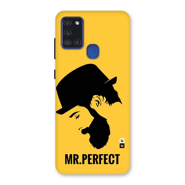 Mr Perfect Back Case for Galaxy A21s