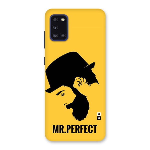 Mr Perfect Back Case for Galaxy A31