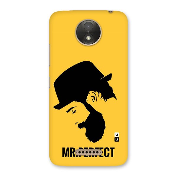 Mr Perfect Back Case for Moto C Plus