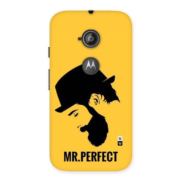 Mr Perfect Back Case for Moto E 2nd Gen