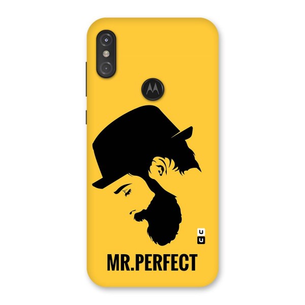 Mr Perfect Back Case for Motorola One Power