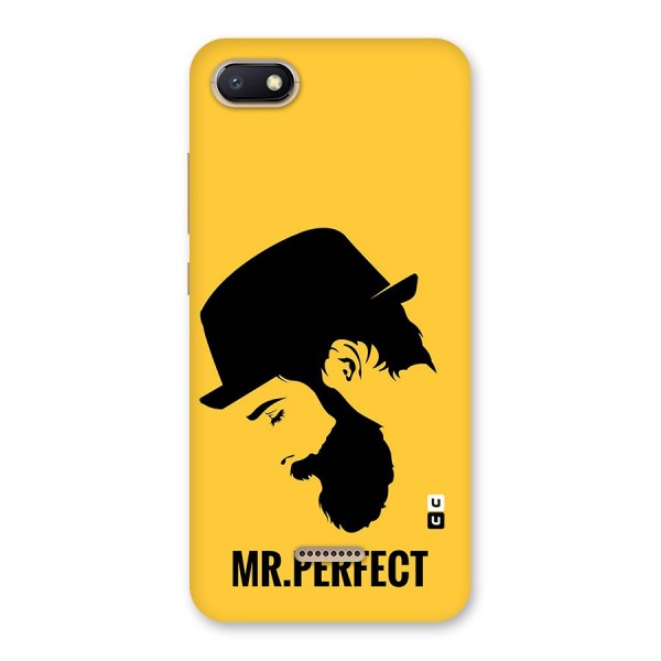 Mr Perfect Back Case for Redmi 6A