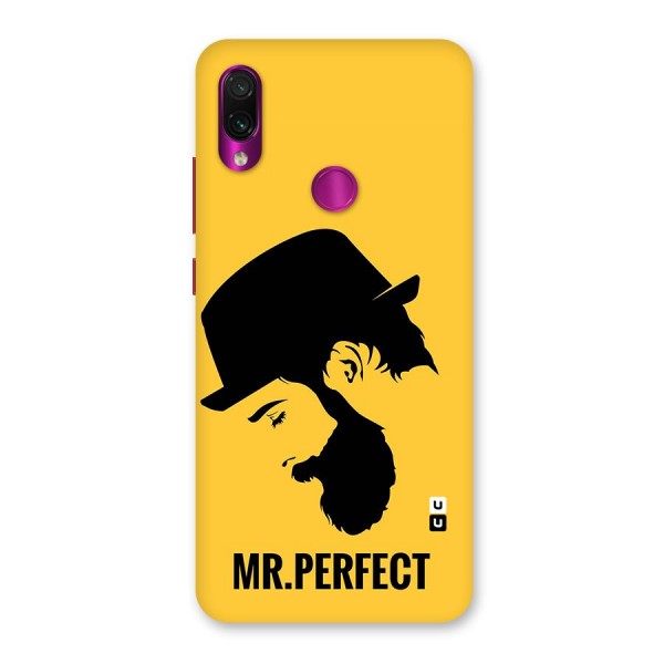 Mr Perfect Back Case for Redmi Note 7 Pro