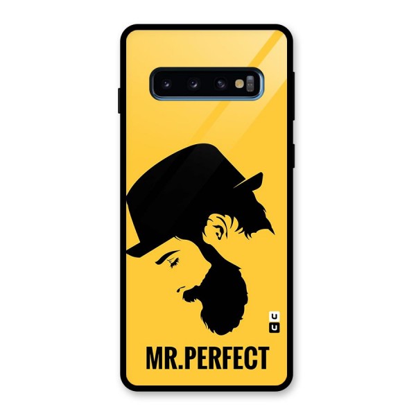 Mr Perfect Glass Back Case for Galaxy S10