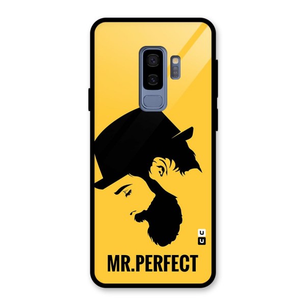 Mr Perfect Glass Back Case for Galaxy S9 Plus