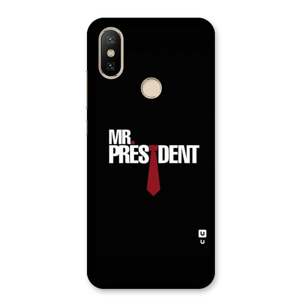 Mr President Back Case for Mi A2