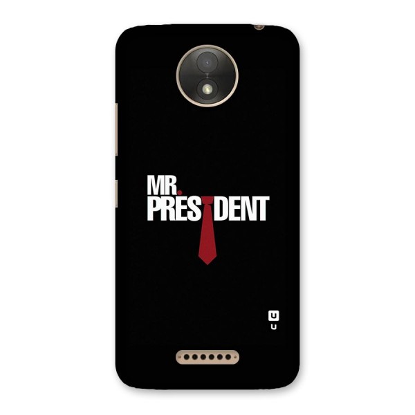 Mr President Back Case for Moto C Plus