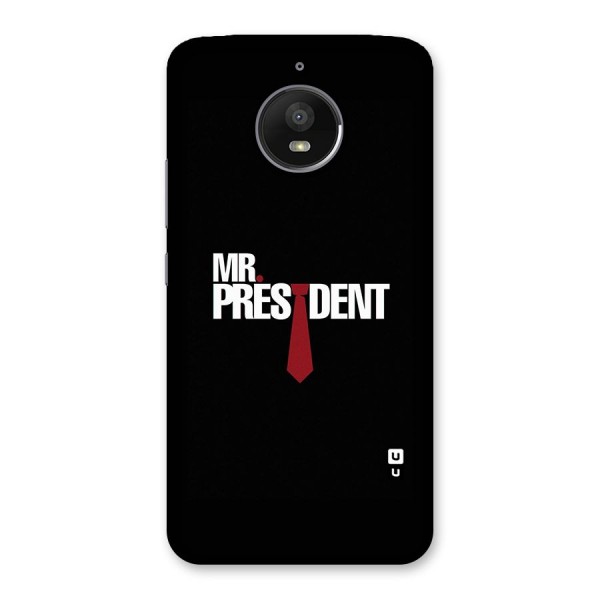 Mr President Back Case for Moto E4 Plus