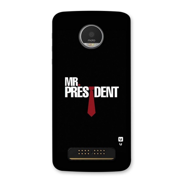 Mr President Back Case for Moto Z Play