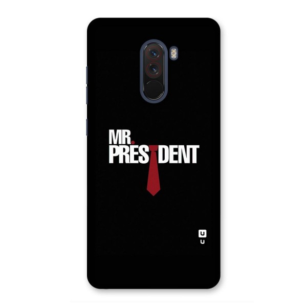 Mr President Back Case for Poco F1