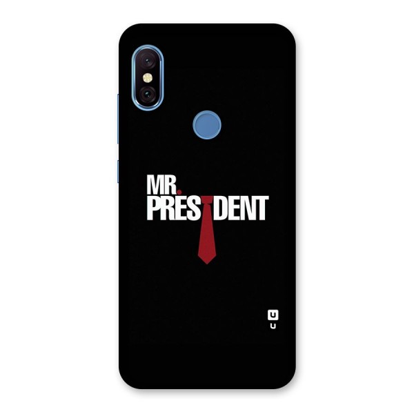 Mr President Back Case for Redmi Note 6 Pro