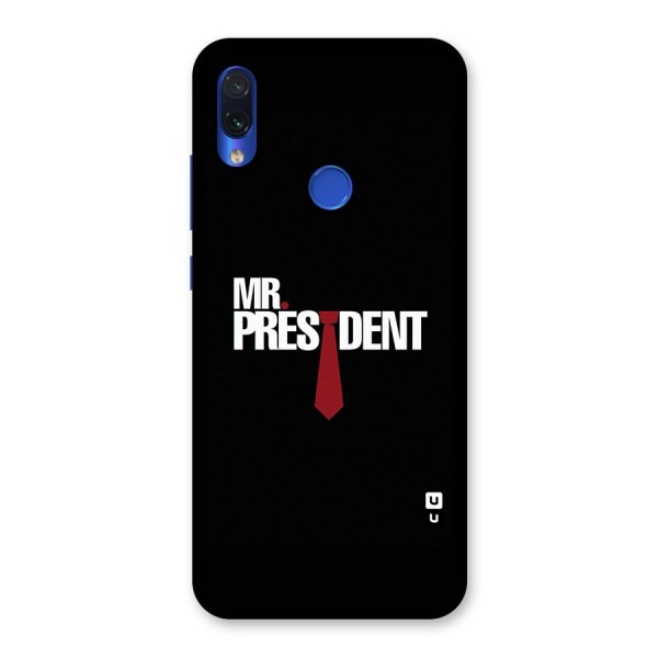 Mr President Back Case for Redmi Note 7