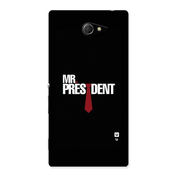 Mr President Back Case for Sony Xperia M2