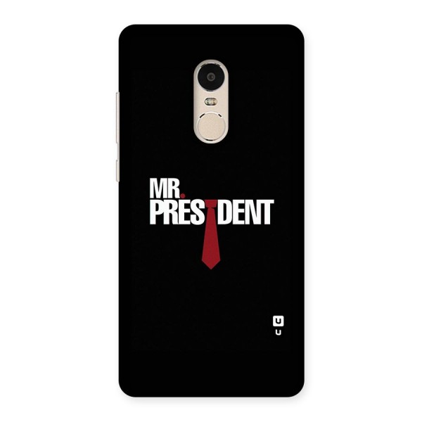 Mr President Back Case for Xiaomi Redmi Note 4