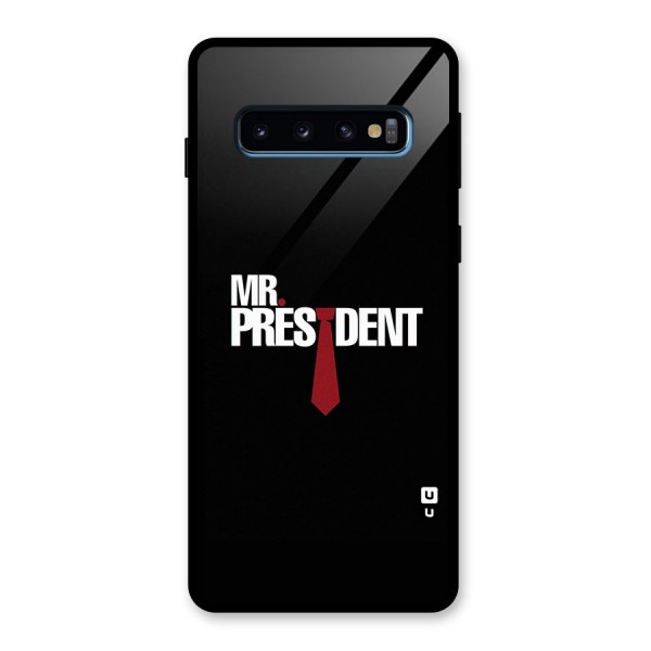 Mr President Glass Back Case for Galaxy S10