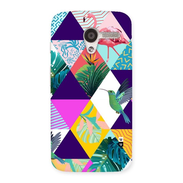 Multicolor Exotic Seamless Pattern Back Case for Moto X