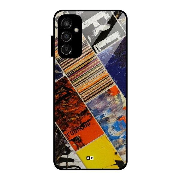 Multiple Textures Glass Back Case for Galaxy F13