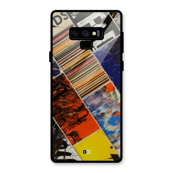 Multiple Textures Glass Back Case for Galaxy Note 9